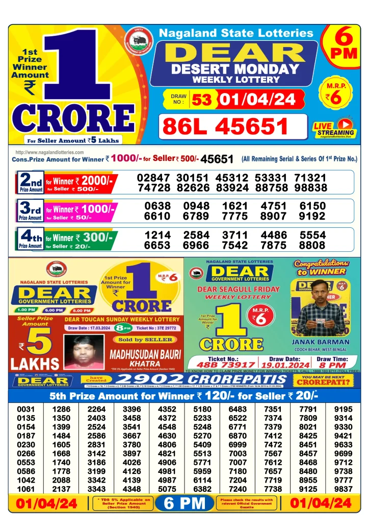 Dhankesari Result 31.3.2024 Today 1 PM, 6 PM, 8 PM Lottery Sambad